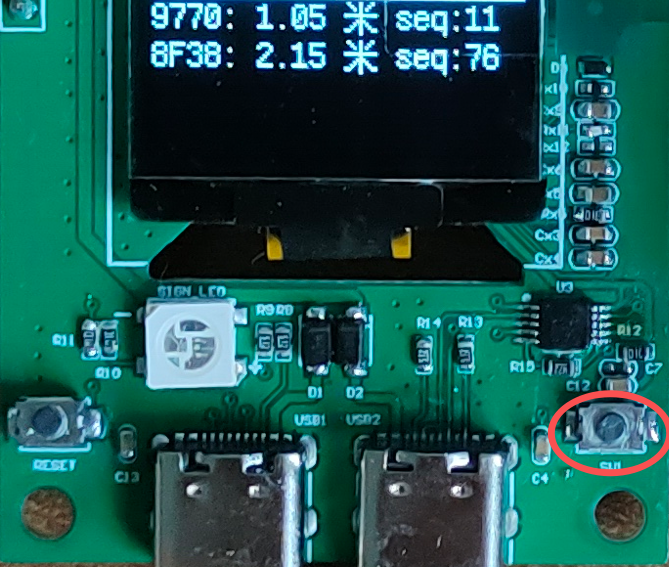 PCB 图 SW1 局部