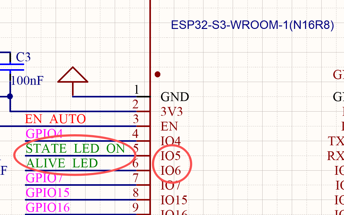 原理图 Led 局部2